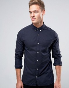 Оксфордская рубашка с длинными рукавами Jack &amp; Jones Premium - Темно-синий