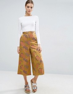 Жаккардовая юбка-брюки ASOS - Мульти