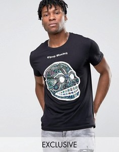 Футболка с черепом Cheap Monday - Черный