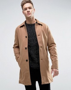 Шерстяное пальто Jack &amp; Jones Originals - Бежевый