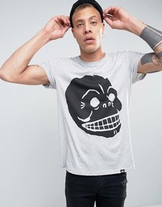 Футболка с принтом Cheap Monday - Серый