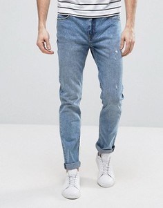 Джинсы из стираного денима Cheap Monday Sonic - Синий