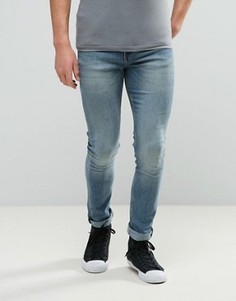 Узкие выбеленные джинсы Cheap Monday - Синий