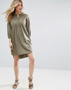 Свободное платье-рубашка на каждый день ASOS - Зеленый