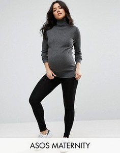 Леггинсы для беременных ASOS Maternity - Черный