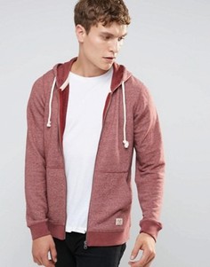 Худи на сплошной молнии Jack &amp; Jones Vintage - Красный