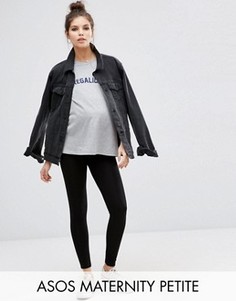 Леггинсы для беременных ASOS Maternity PETITE - Черный