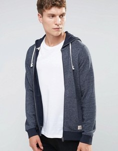 Худи на сплошной молнии Jack &amp; Jones Vintage - Синий