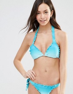 Бикини-топ с треугольными чашечками и эффектом омбре Seafolly Miami - Розовый