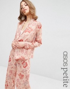 Пижамная блузка с цветочным принтом ASOS PETITE - Мульти