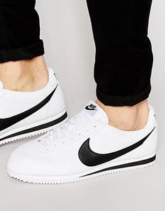 Кожаные кроссовки Nike Cortez 749571-100 - Белый
