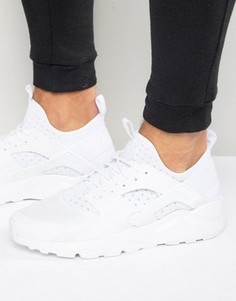 Белые кроссовки для бега Nike Air Huarache White 819685-101 - Белый