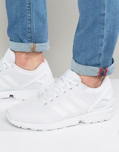Белые кроссовки adidas Originals ZX Flux S32277 - Белый