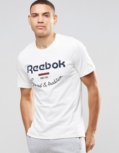 Белая футболка Reebok Legend & Tradition AY1201 - Белый