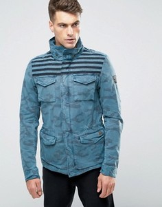 Камуфляжная куртка Scotch and Soda - Синий