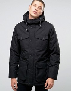 Куртка с капюшоном и карманами Brave Soul Premium - Черный