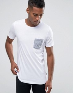 Футболка с контрастным карманом Jack &amp; Jones Originals - Белый