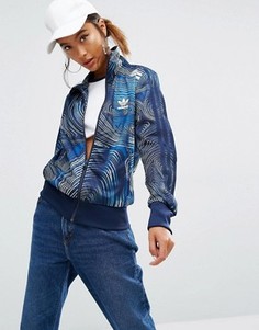 Спортивная куртка на молнии adidas Originals Geology Firebird - Синий