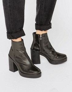 Массивные ботильоны ASOS ECRU - Серебряный