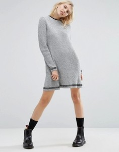 Свободное платье с окантовкой ASOS - Мульти