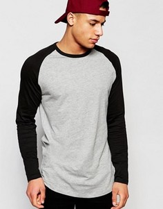 Лонгслив с рукавами реглан Jack &amp; Jones Originals - Серый