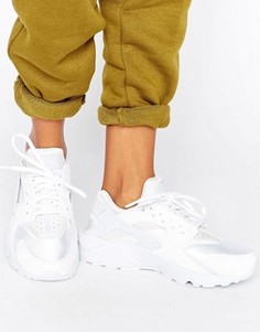 Белые кроссовки для бега Nike Air Huarache - Белый