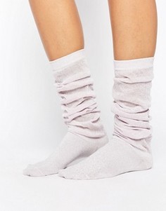 Носки с блестками ASOS - Золотой