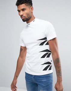 Белая футболка с логотипом Reebok Vector AZ9545 - Белый