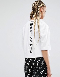 Футболка с принтом на спине adidas Originals X Pharrell Williams - Мульти