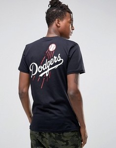 Футболка с принтом на спине New Era LA Dodgers - Черный