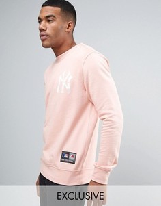 Свободный свитшот Majestic Yankees эксклюзивно для ASOS - Розовый