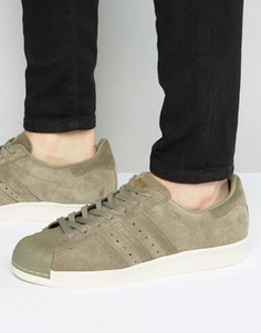 Кроссовки в стиле 80-х adidas Originals Superstar BB2226 - Зеленый