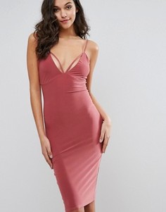 Платье с двойными лямками Club L - Розовый