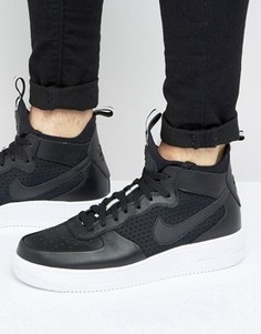Черные кроссовки средней высоты Nike Air Force 1 Ultraforce 864014-001 - Черный