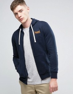 Худи на молнии Jack &amp; Jones Originals - Темно-синий