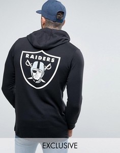 Удлиненное худи Majestic Raiders эксклюзивно для ASOS - Черный