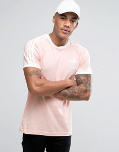 Розовая футболка adidas Originals California BQ5371 - Розовый