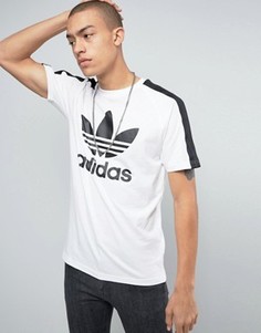 Белая футболка с логотипом-трилистником adidas Originals Berlin BJ9872 - Белый