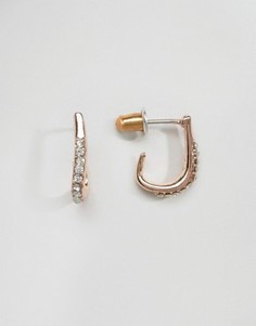 Серьги-полукольца ASOS - Медный