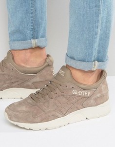 Бежевые замшевые кроссовки Asics Gel-Lyte H736L 1212 - Бежевый