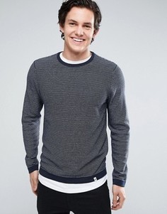 Джемпер в полоску с круглым вырезом Jack & Jones Core - Черный