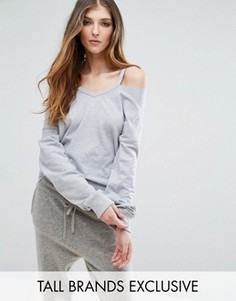 Свитшот с вырезами эксклюзивно для Missguided Tall - Серый
