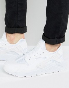 Белые кроссовки для бега Nike Air Huarache - Белый