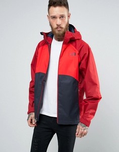 3-цветная куртка с капюшоном The North Face Sequence - Красный