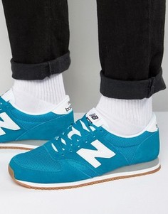 Сине-зеленые кроссовки для бега в стиле 70-х New Balance 420 U420TWG - Синий