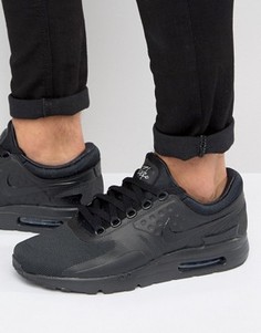 Черные кроссовки Nike Air Max Zero - Черный