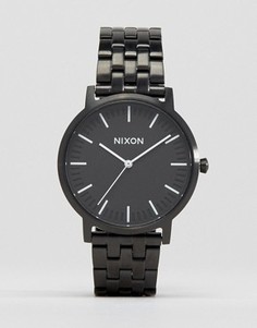 Черные наручные часы Nixon Porter - Черный