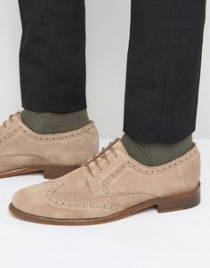 Замшевые дерби Walk London Harrington - Серый