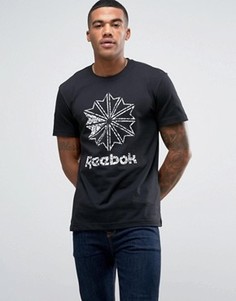 Черная футболка Reebok Classic Starcrest BK4183 - Черный