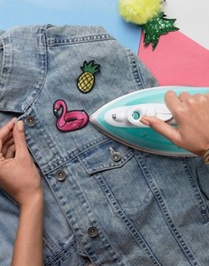 Набор нашивок с ананасом и фламинго Skinnydip - Мульти